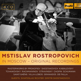 Mstislav Rostropovich In Moscow-Original Rec.