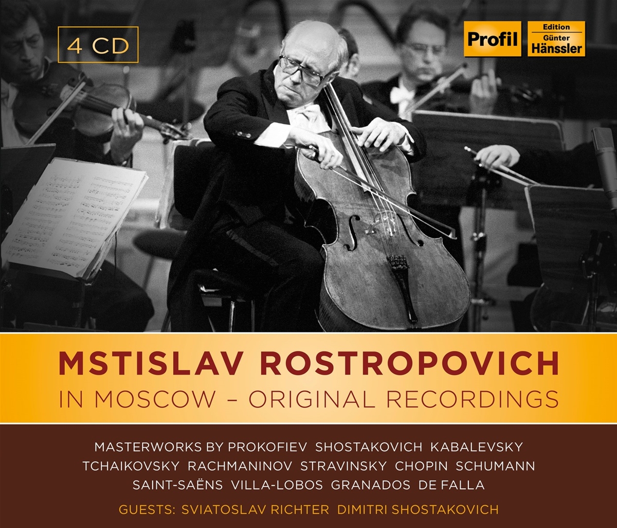 Mstislav Rostropovich In Moscow-Original Rec.