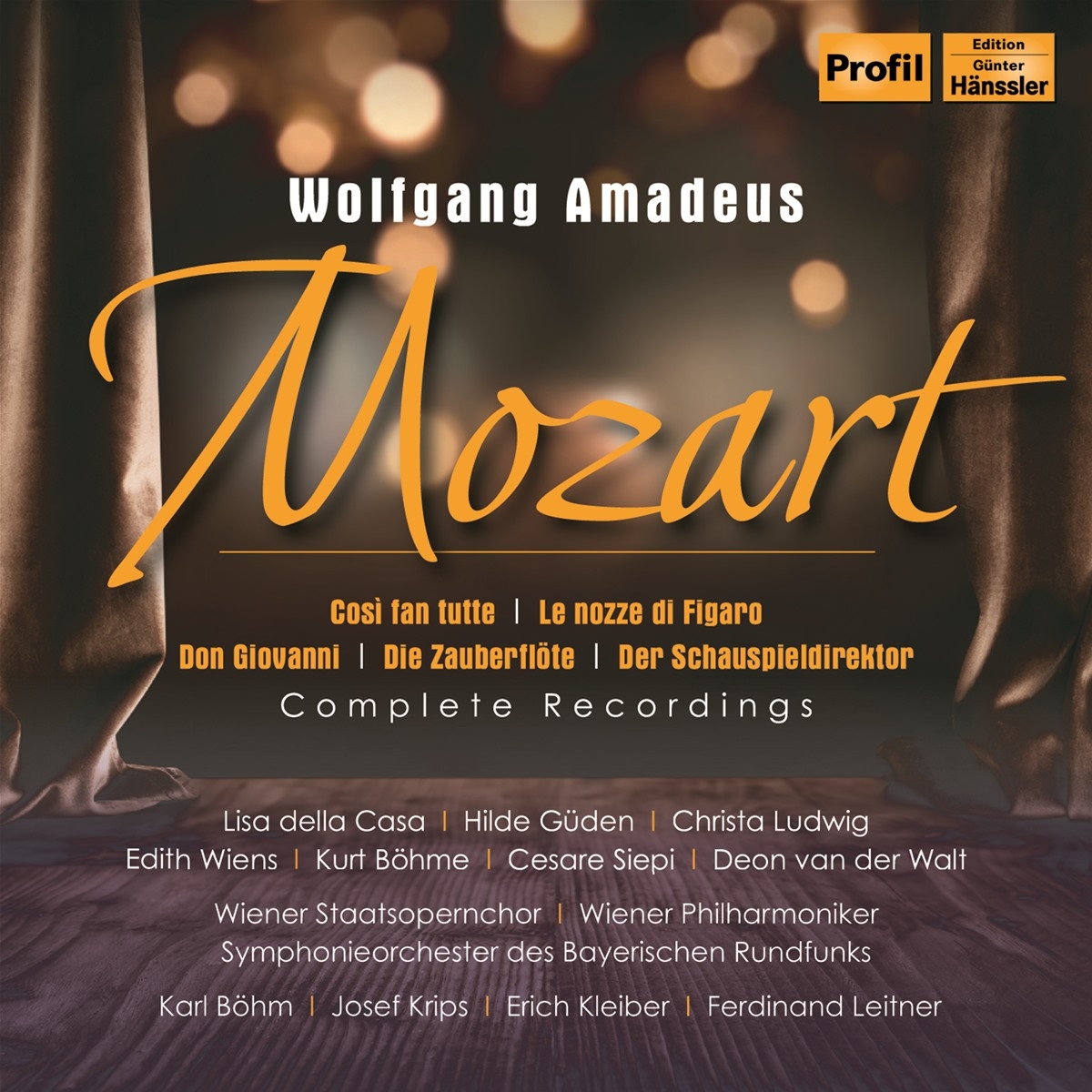Wolfgang A. Mozart - Operas - Complete Recordings